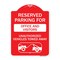 Signmission Unauthorized Vehicles Towed Away, Red & White Aluminum Architectural Sign, 18" x 24", RW-1824-22774 A-DES-RW-1824-22774 - alternate 1